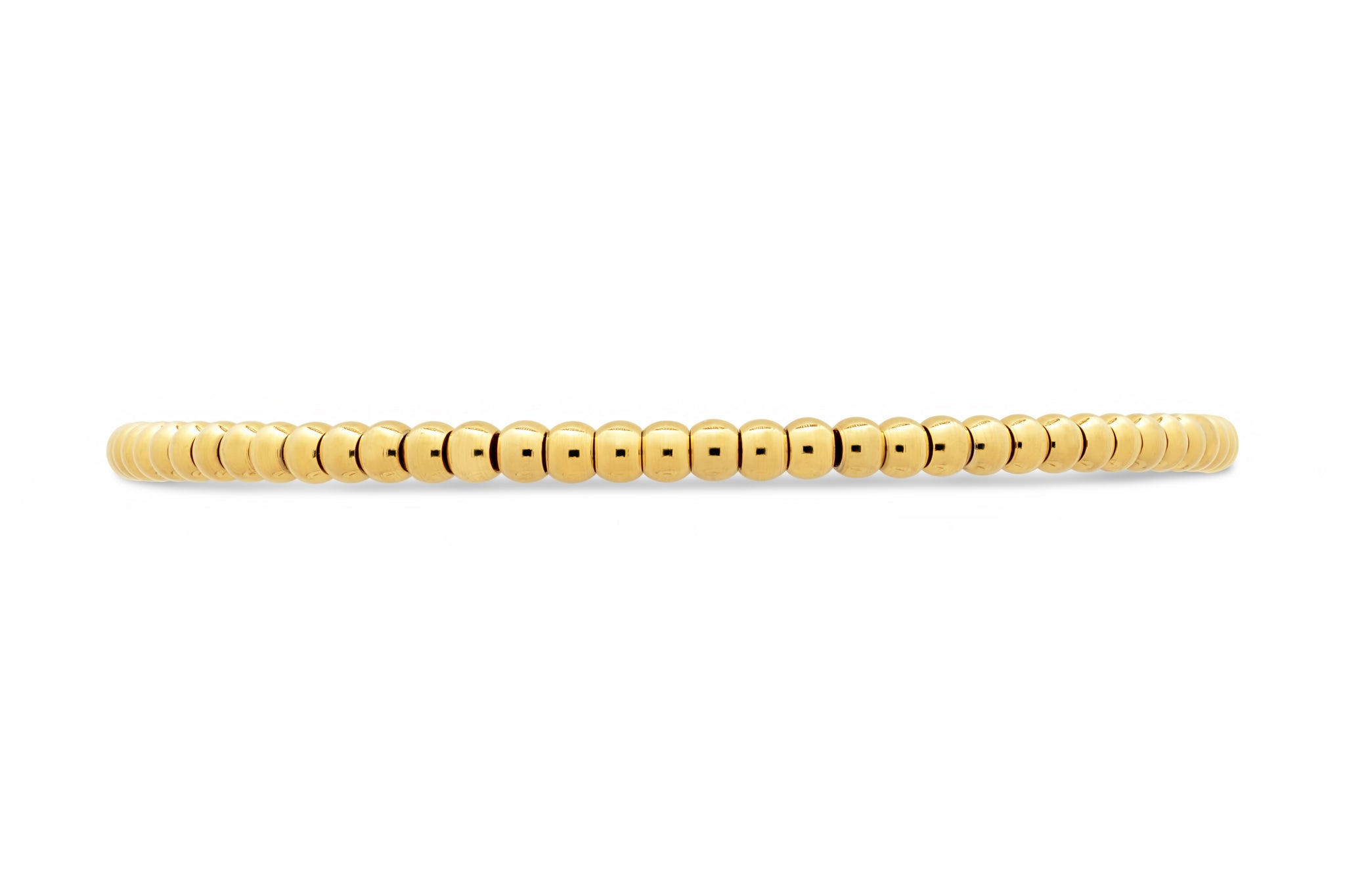 Ball Bead Rose Gold Bracelet 3mm | Handcrafted Jewellery | Noemi